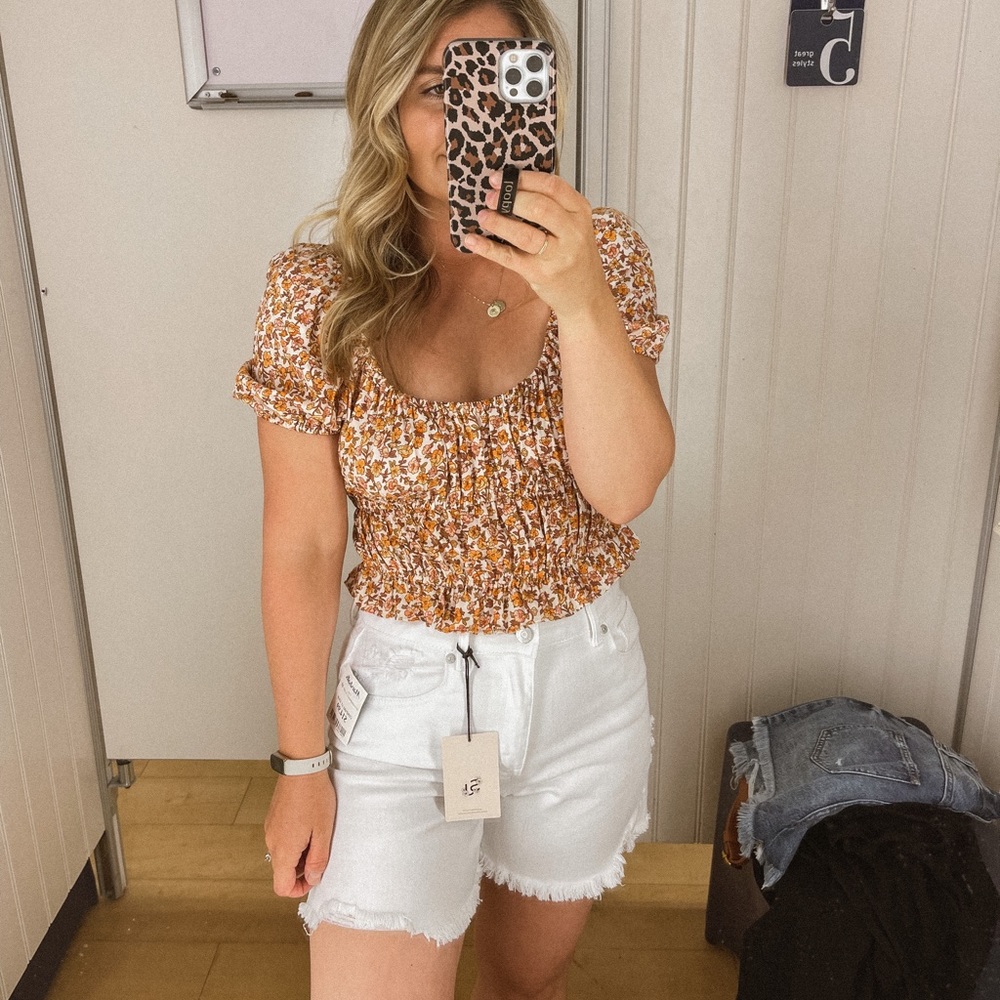 Sincerely Jules Distressed Shorts